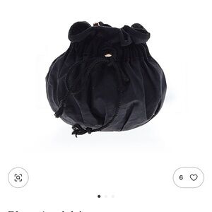 Sophisticated Black Mini Drawstring Bag